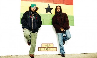 Negros Americanos, NJ-based bilinigual hip hop duo.