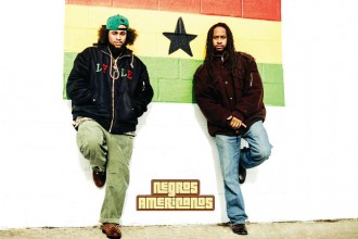 Negros Americanos, NJ-based bilinigual hip hop duo.