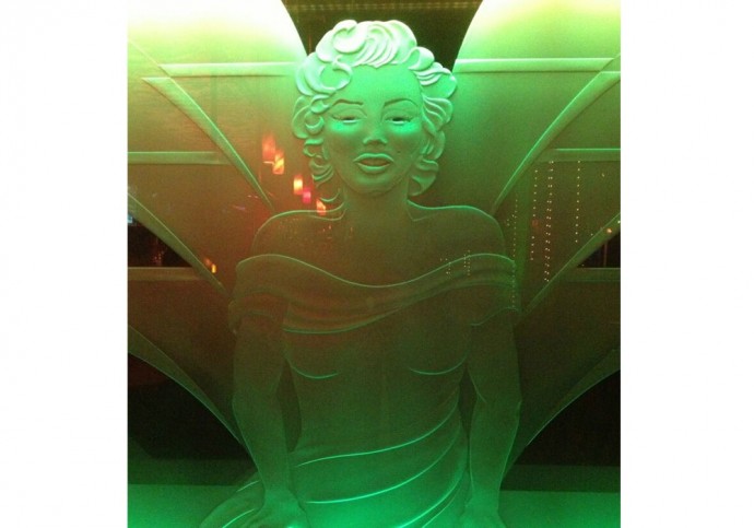 Jenny Death by Death Grips is an embossed image of Marilyn Monroe.