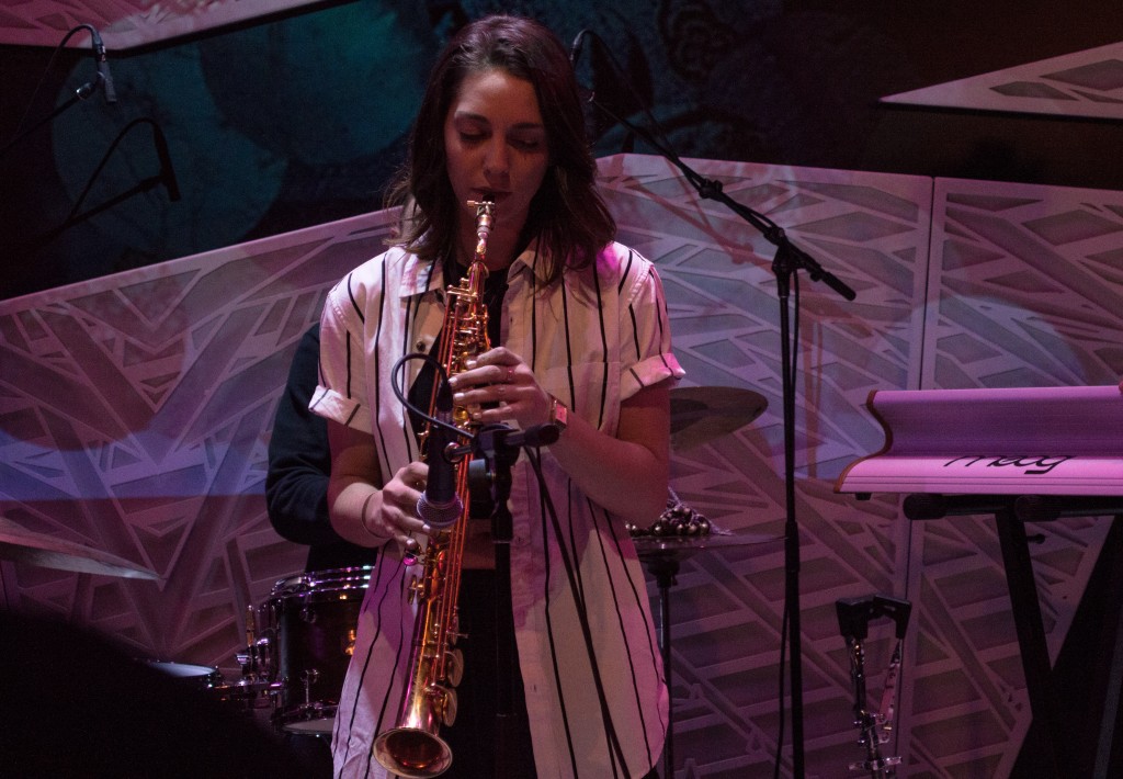 Jazz musician Hailey Niswanger on the soprano saxophone sax